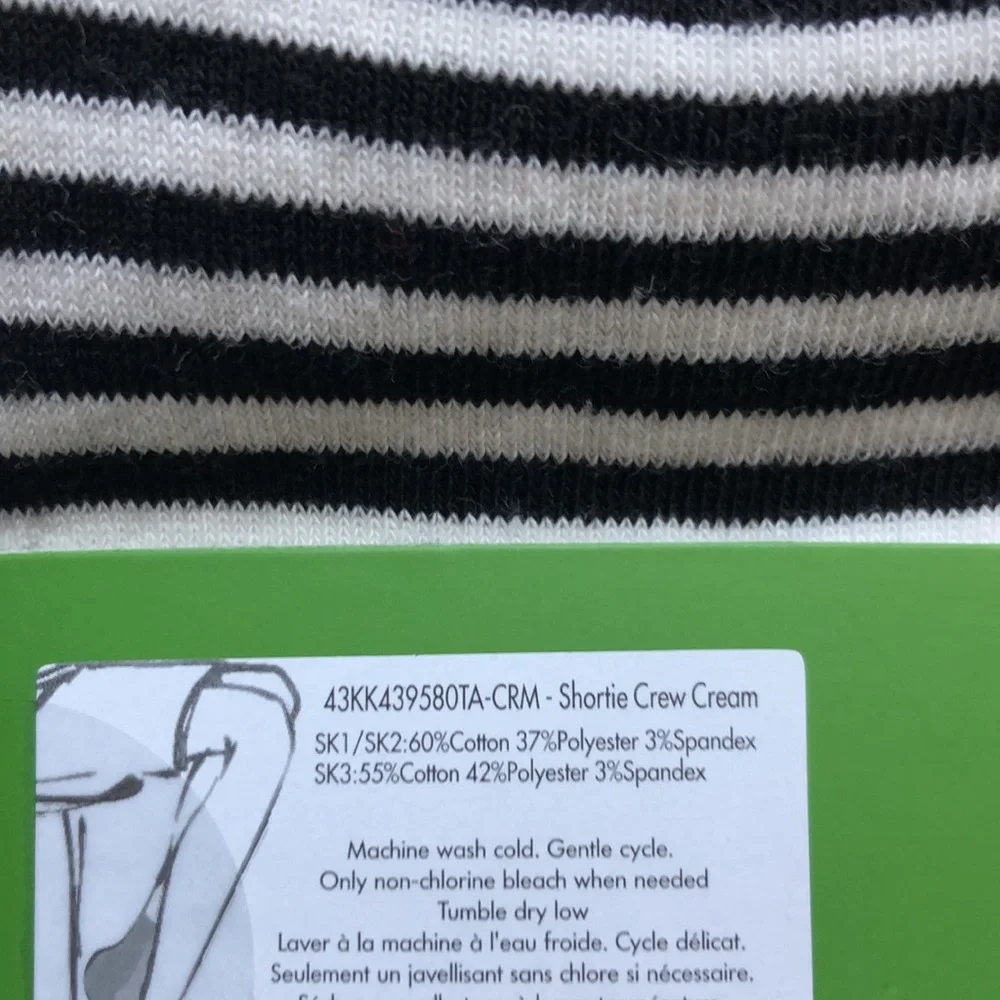 Kate Spade Shortie Crew Socks
